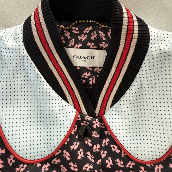 Rare Coach 1941 Silk Bomber Jacket - Picture 6 of 11